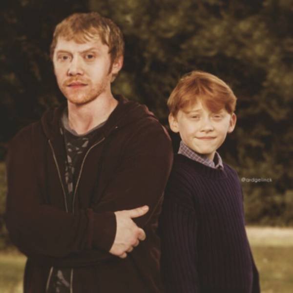 Celebrities And Their Younger Selves (28 pics)