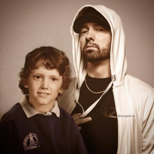 Celebrities And Their Younger Selves (28 pics)