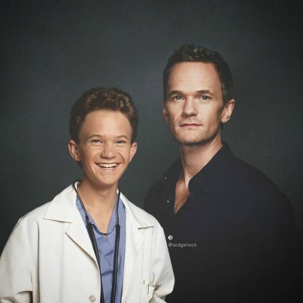 Celebrities And Their Younger Selves (28 pics)