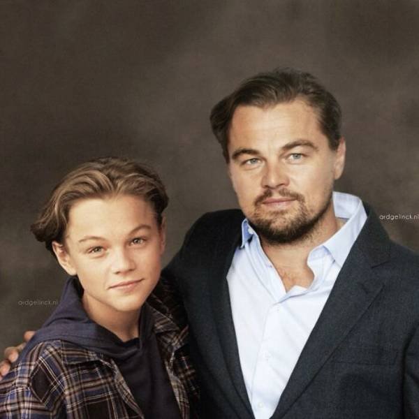Celebrities And Their Younger Selves (28 pics)