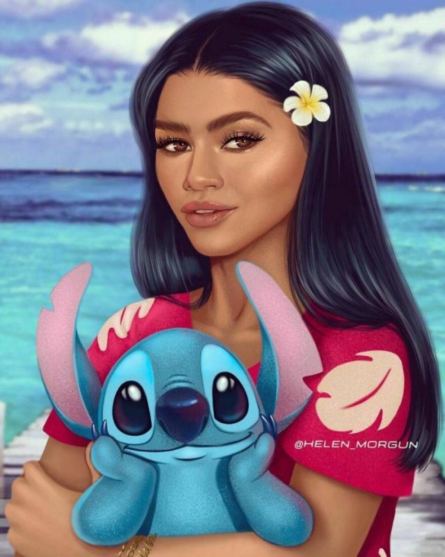 Celebrities Were Reimagined As Famous Cartoon Characters (30 pics)