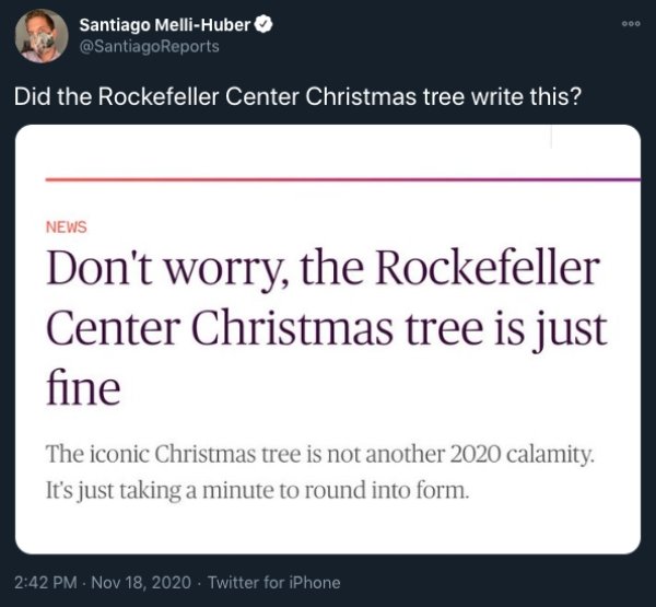 What's Wrong With The Rockefeller Center Christmas Tree 2020? (22 pics)