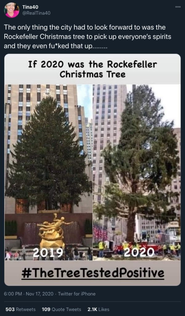 What's Wrong With The Rockefeller Center Christmas Tree 2020? (22 pics)