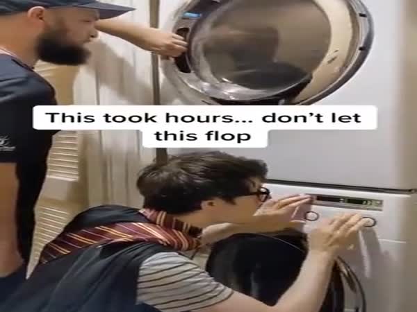 Playing The Harry Potter Theme With A Washing Machine