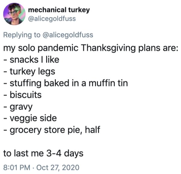 Thanksgiving 2020 Tweets (28 pics)
