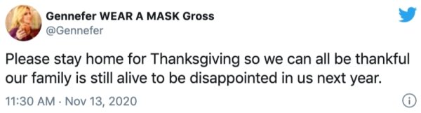 Thanksgiving 2020 Tweets (28 pics)