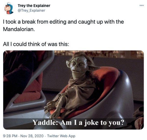 The Latest 'Mandalorian' Episode Tweets (24 pics)