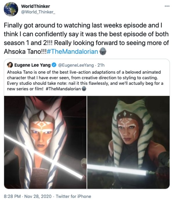 The Latest 'Mandalorian' Episode Tweets (24 pics)