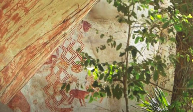 Prehistoric Paintings Were Discovered In Amazon Rainforest (15 pics)