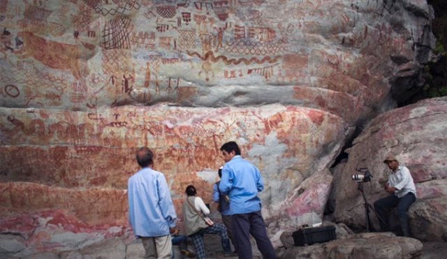 Prehistoric Paintings Were Discovered In Amazon Rainforest (15 pics)