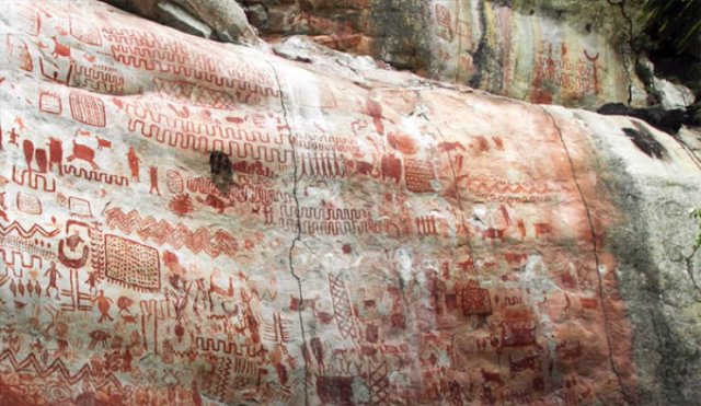 Prehistoric Paintings Were Discovered In Amazon Rainforest (15 pics)