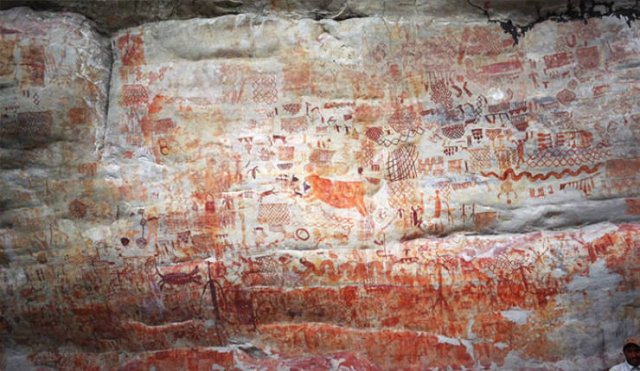 Prehistoric Paintings Were Discovered In Amazon Rainforest (15 pics)