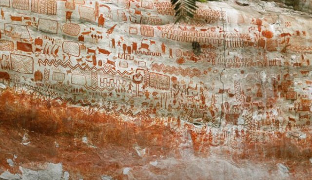 Prehistoric Paintings Were Discovered In Amazon Rainforest (15 pics)