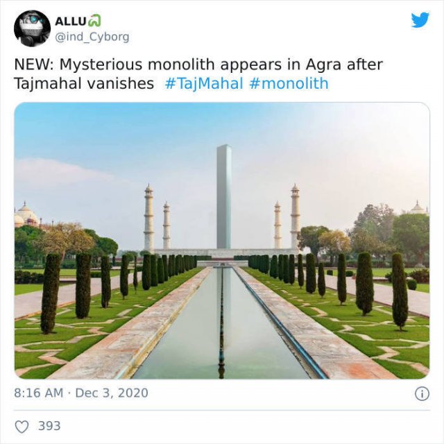 Mysterious Monolith Tweets (27 pics)
