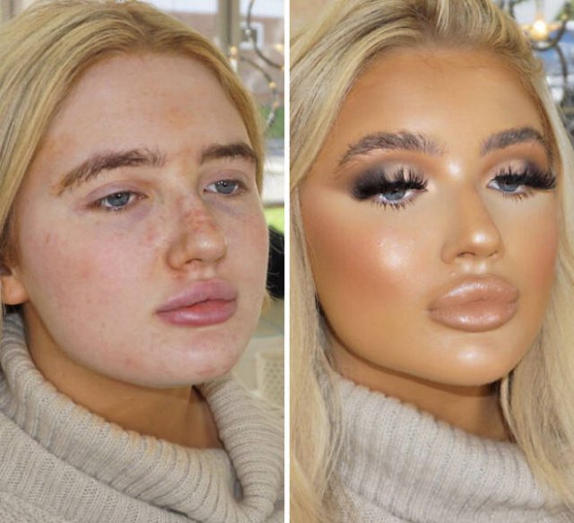 Top 30+ Stock Photos how much makeup is too much makeup Sharp