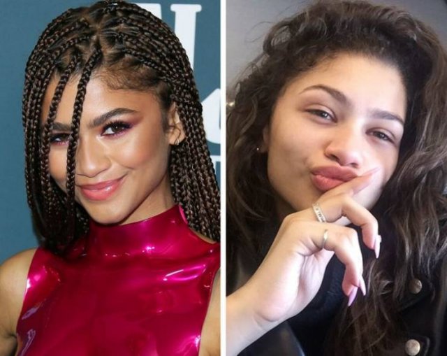 Celebrities With And Without Makeup (22 pics) Celebrities With And Without Makeup (22 pics)
