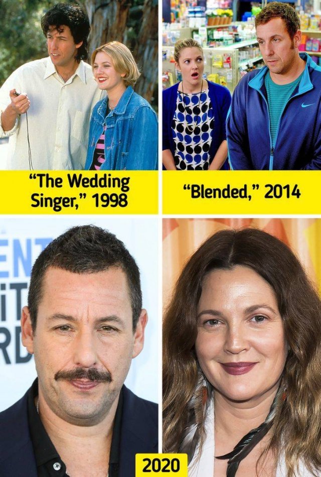 Iconic Movie Couples: Then And Now (20 pics) Iconic Movie Couples: Then And Now (20 pics)