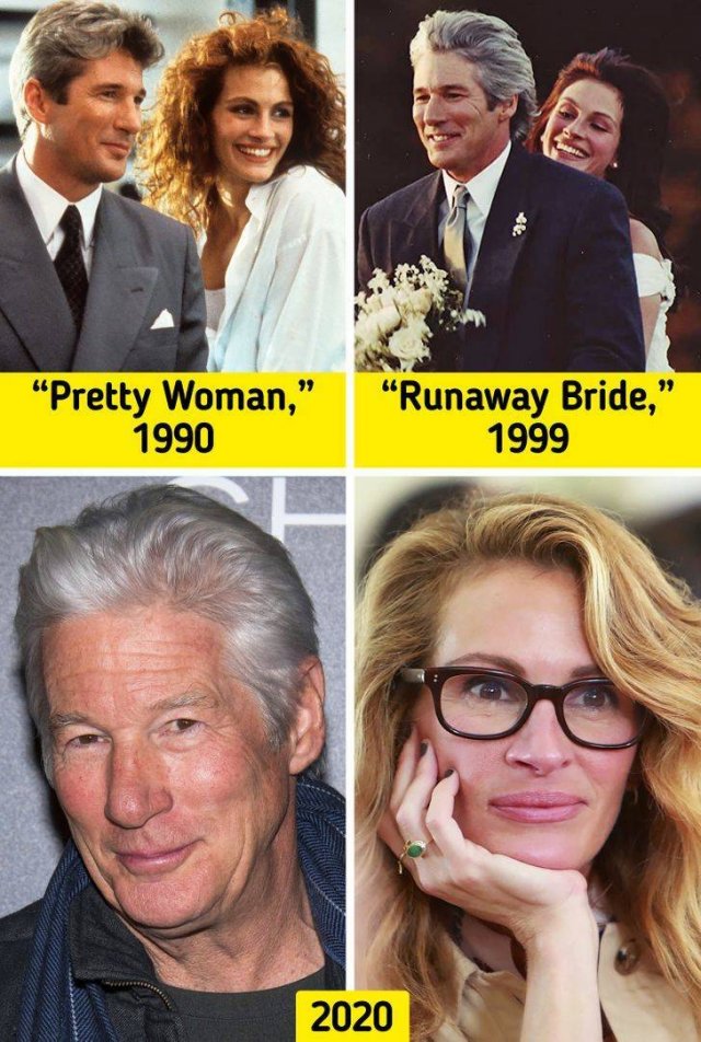 Iconic Movie Couples: Then And Now (20 pics) Iconic Movie Couples: Then And Now (20 pics)