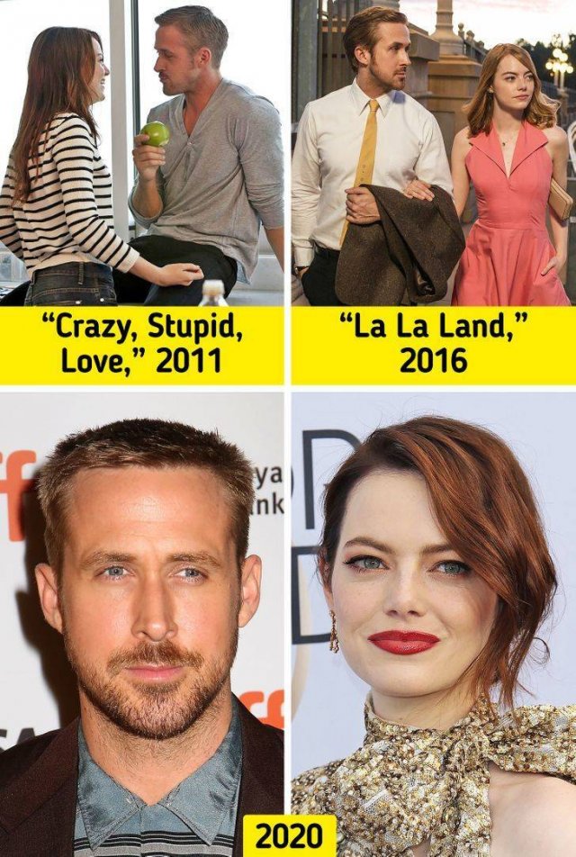 Iconic Movie Couples: Then And Now (20 pics) Iconic Movie Couples: Then And Now (20 pics)