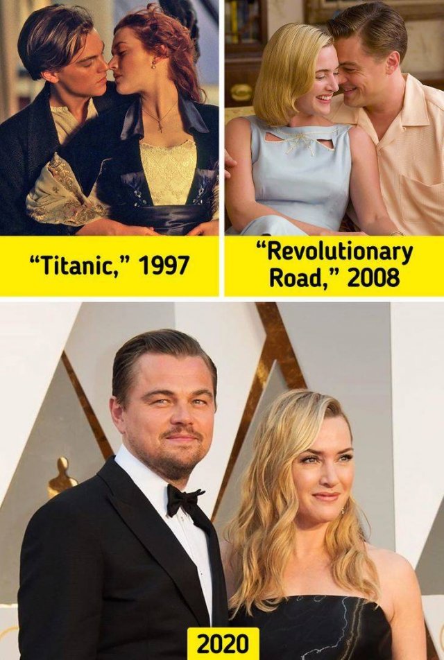 Iconic Movie Couples: Then And Now (20 pics)