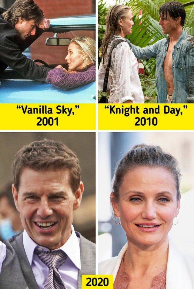 Iconic Movie Couples: Then And Now (20 pics) Iconic Movie Couples: Then And Now (20 pics)