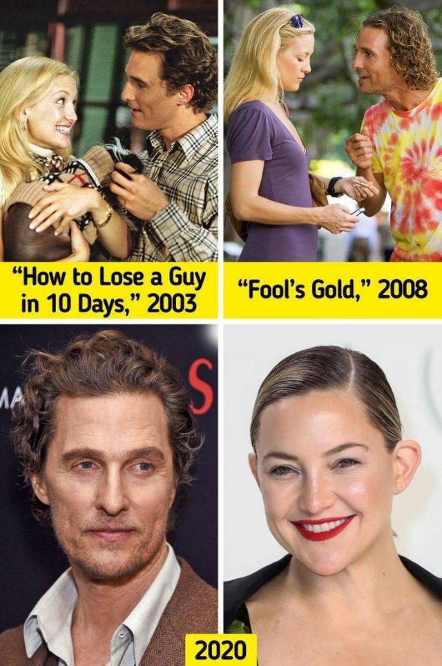 Iconic Movie Couples: Then And Now (20 pics) Iconic Movie Couples: Then And Now (20 pics)