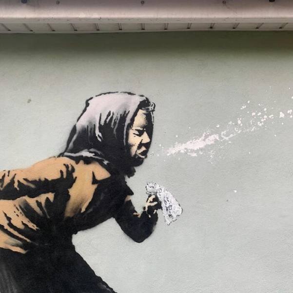 New Covid-Themed Artworks Of Banksy (22 pics)