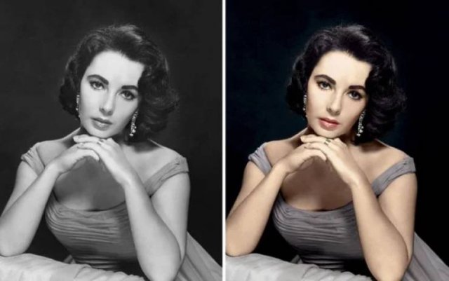 Vintage Colorized Hollywood Celebrity Photos (27 pics)