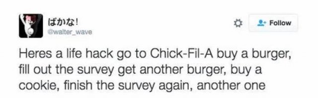 'Chick-Fil-A' Hacks (22 pics)