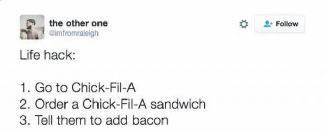 'Chick-Fil-A' Hacks (22 pics)