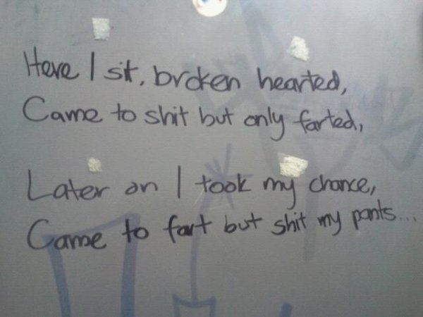 Bathroom Wall Writings (36 pics)