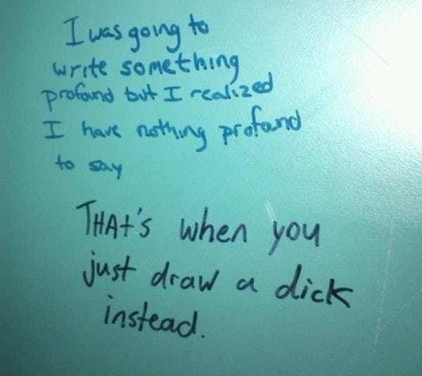 Bathroom Wall Writings (36 pics)