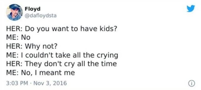 People Who Don't Want To Have Children Tweets (32 pics)