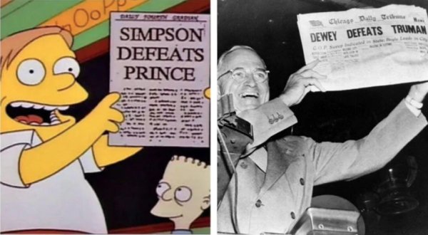 Iconic Photos Recreated By 'The Simpsons' (15 pics)
