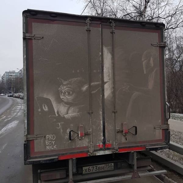 Art On A Dirty Trucks (35 pics)