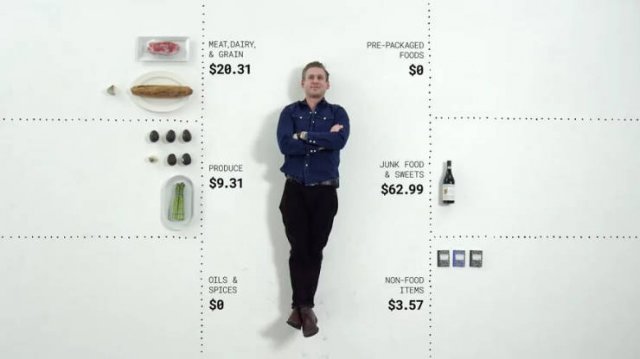 Groceries People Buy For $100 (23 pics)