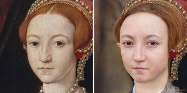 Historical Figures Paintings Turned To Realistic Images (11 pics)