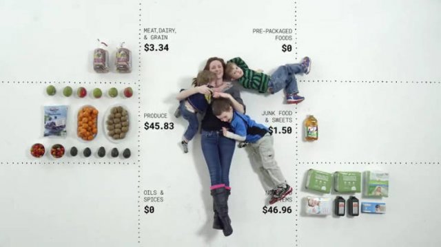 Groceries People Buy For $100 (23 pics)