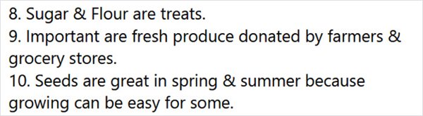 Good Food Bank Donation Guides (24 pics)
