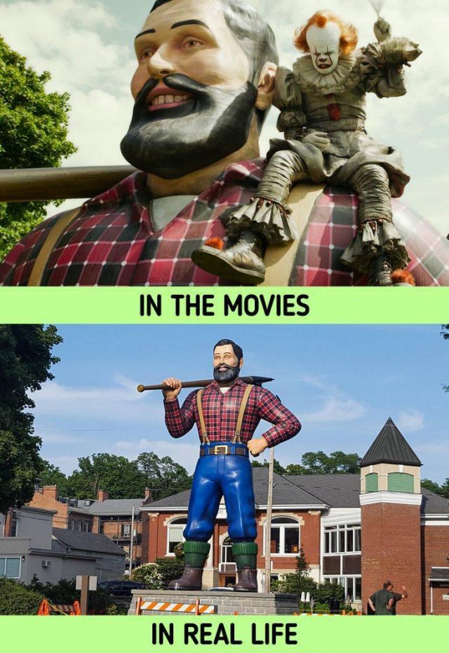 Things In Movies And In Real Life (20 pics) Things In Movies And In Real Life (20 pics)