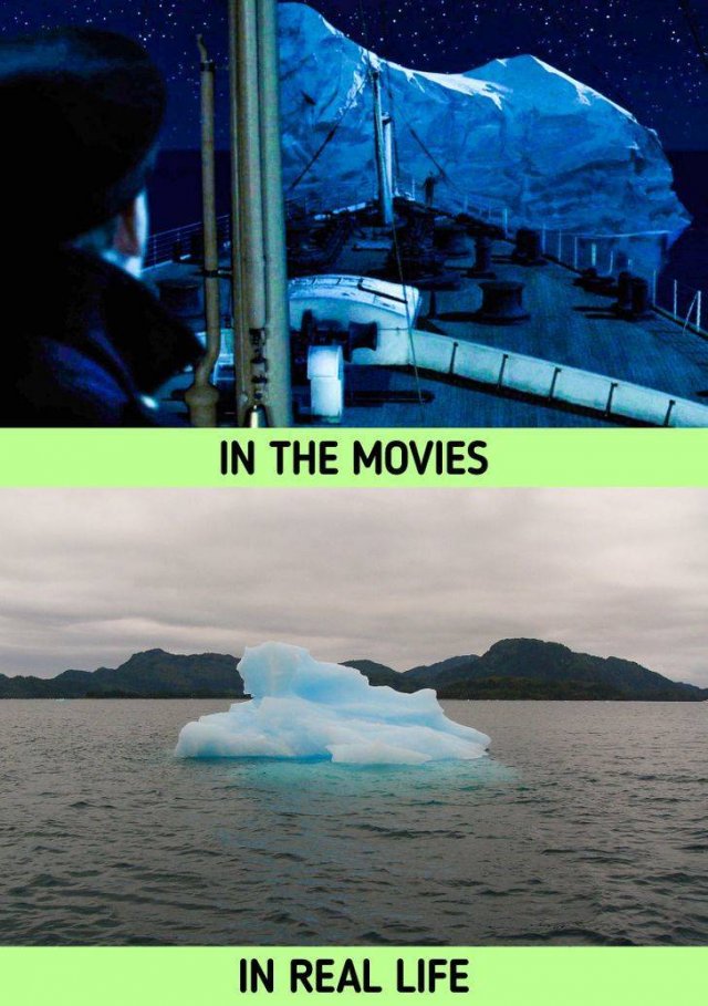 Things In Movies And In Real Life (20 pics) Things In Movies And In Real Life (20 pics)