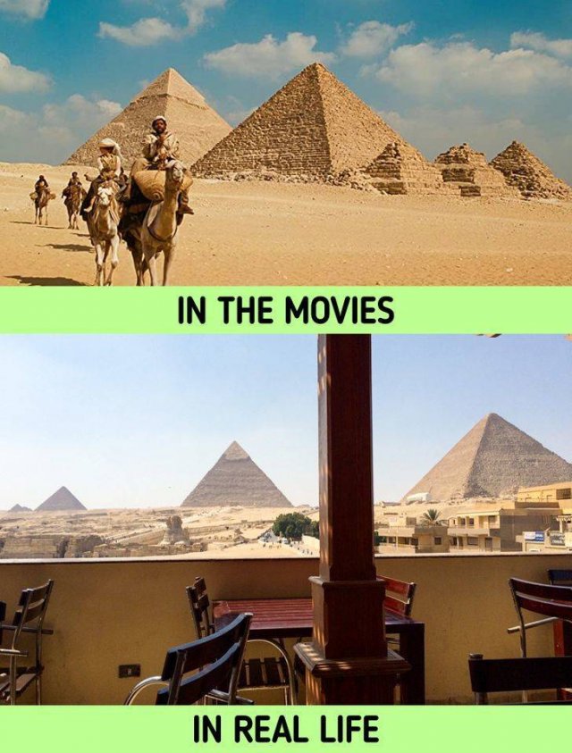 Things In Movies And In Real Life (20 pics) Things In Movies And In Real Life (20 pics)
