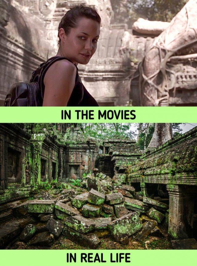 Things In Movies And In Real Life (20 pics) Things In Movies And In Real Life (20 pics)