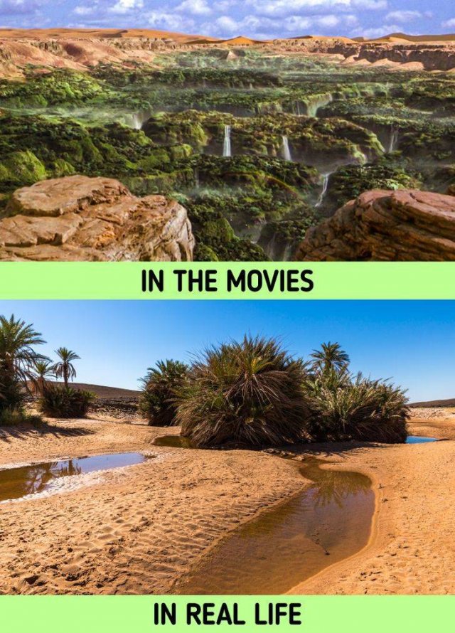 Things In Movies And In Real Life (20 pics) Things In Movies And In Real Life (20 pics)