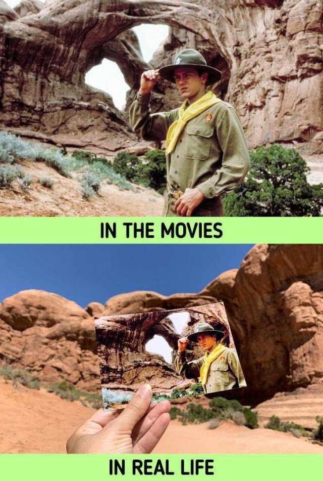 Things In Movies And In Real Life (20 pics) Things In Movies And In Real Life (20 pics)