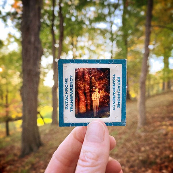 Photographer Uses Dad's Old Slides To Create New Photo Collages (32 pics)