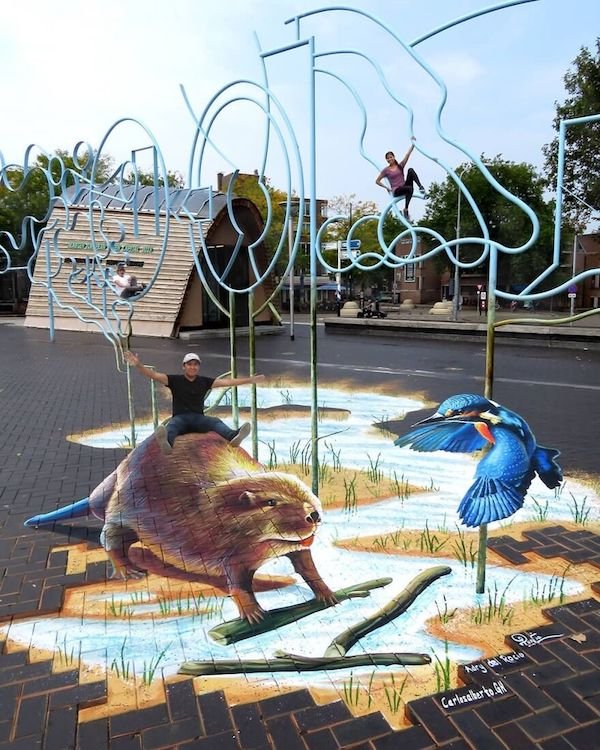 Beautiful 3D Street Art (35 pics)