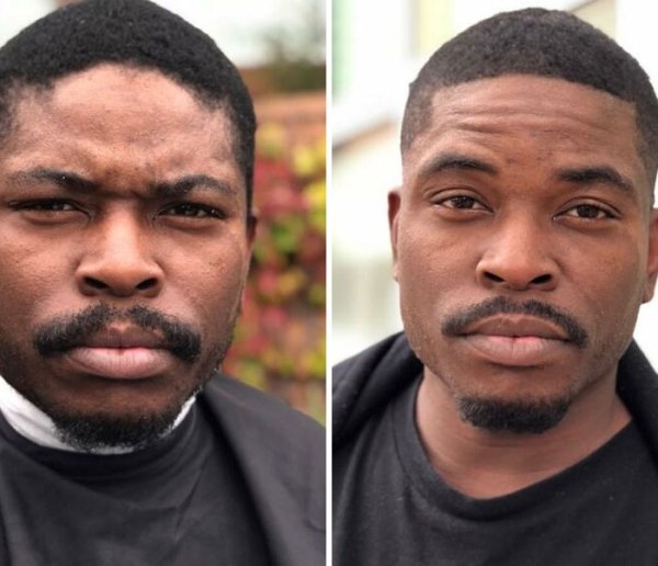 This Barber Gives Homeless People Fresh Haircuts (38 pics)