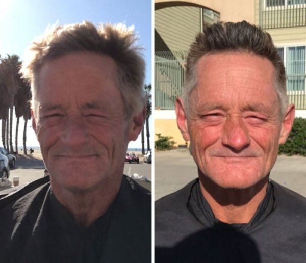 This Barber Gives Homeless People Fresh Haircuts (38 pics)