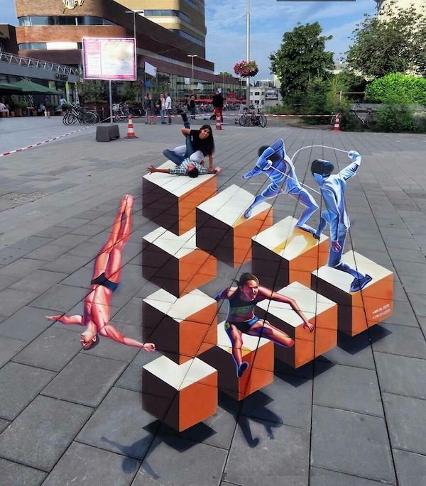 Beautiful 3D Street Art (35 pics)